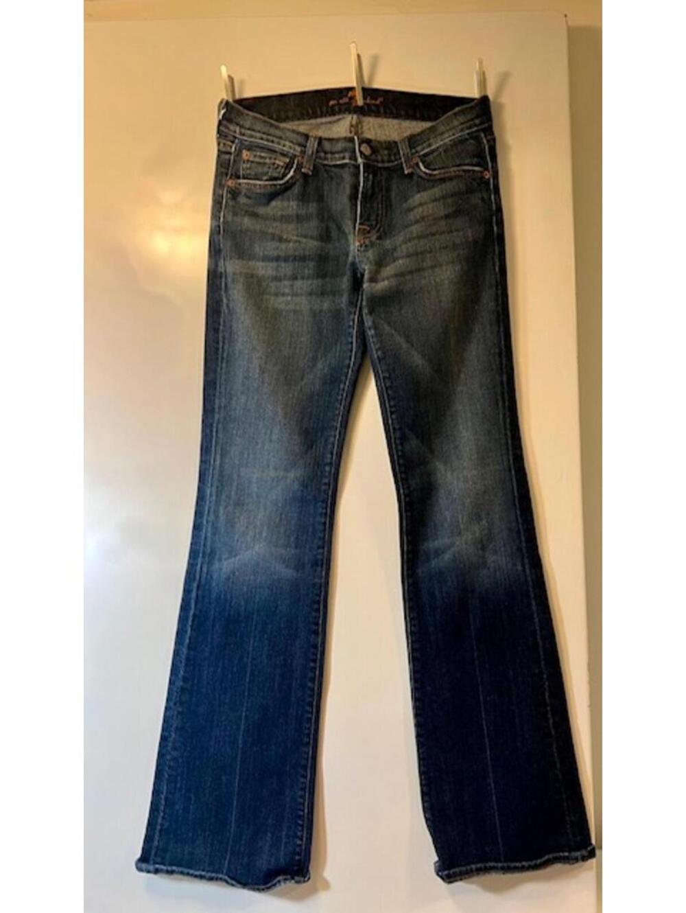 7 For All Mankind Flare Jeans-Size 28 - Picture 4 of 7